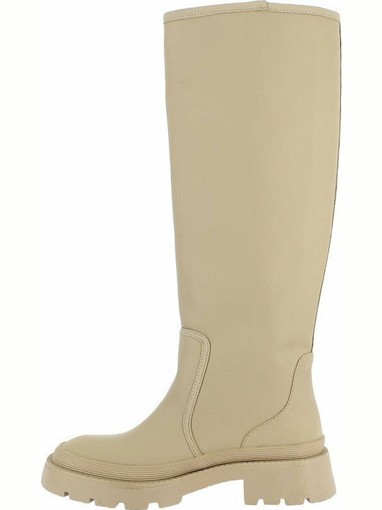 Damenstiefel Beige