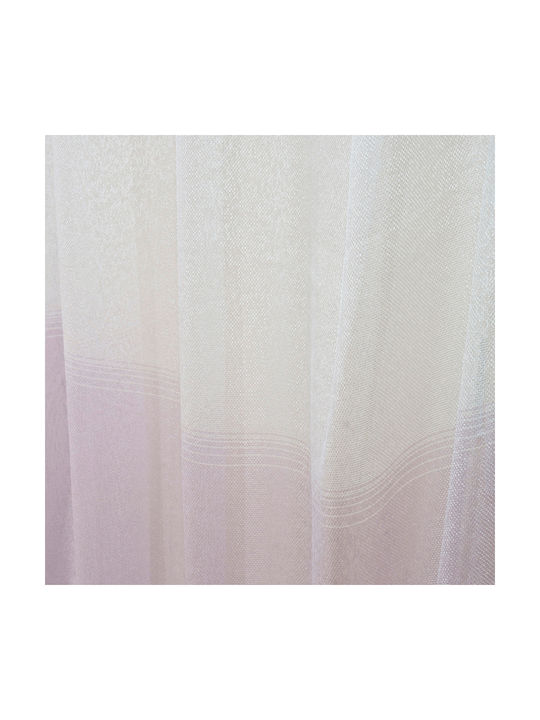 Anna Riska Curtain with Pencil Pleat Olia 4 Blush Pink 425229 140x270cm