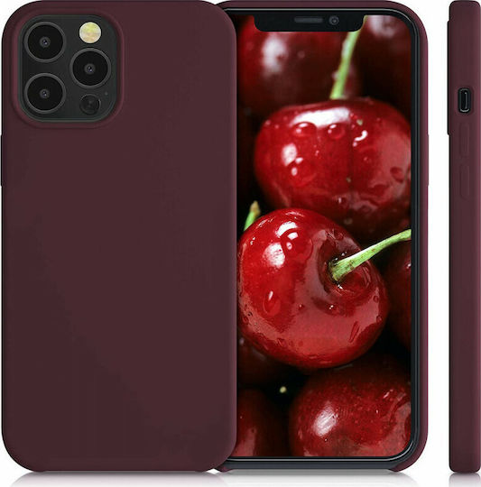 KWmobile Rubber TPU Back Cover Silicone Tawny Red (iPhone 12 Pro Max) 52644.190