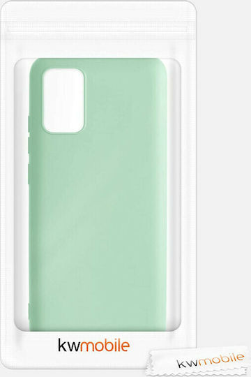 KWmobile Back Cover Silicone Mint Green Matt (Galaxy A02s)