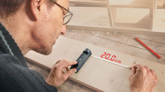 Bosch Laser Entfernungsmesser Zamo III Set mit einer Messreichweite von bis zu 20m