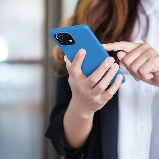 KWmobile Back Cover Silicone Blue Temptation (Xiaomi Mi 11 Lite / 11 Lite 5G / 11 Lite 5G NE)