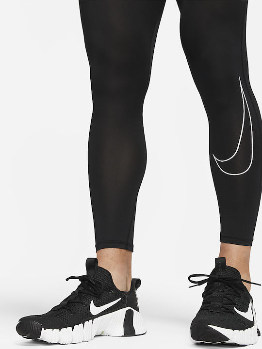 Nike Pro Dri-Fit Ανδρικό Αθλητικό Κολάν Compression Μακρύ Μαύρο