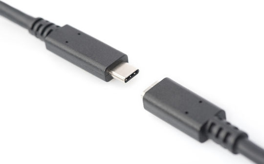 Digitus USB 2.0 Cable USB-C Male - USB-C Female 100W PD Black 2m AK-300210-020-S