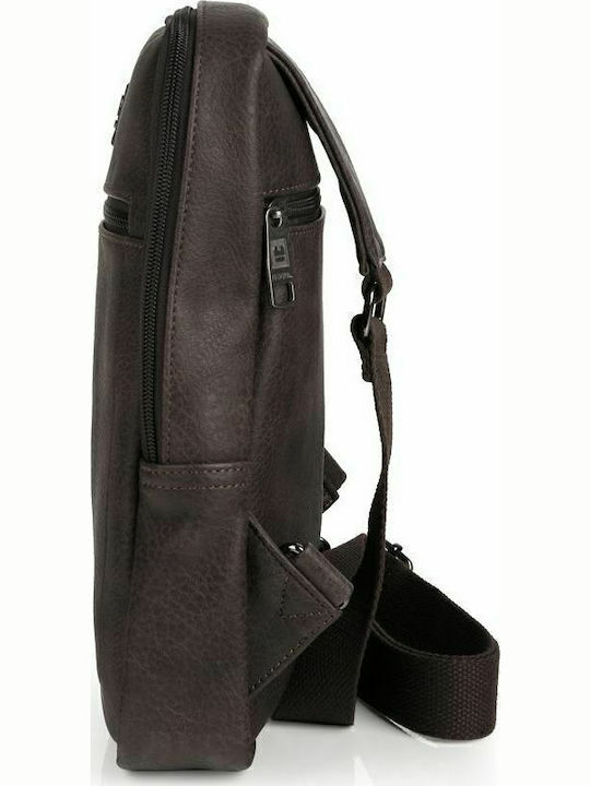 Mochila Herrentasche Sling Braun