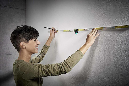 Wolfcraft 5222000 Kunststoff Wasserwaage mit 1 Auge