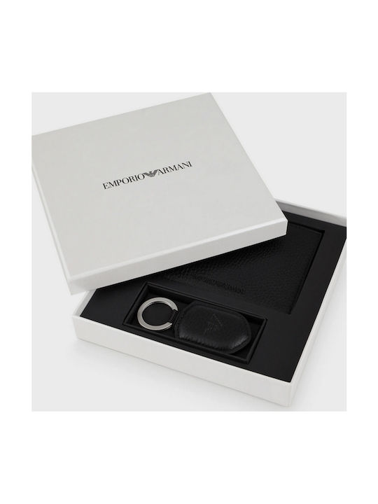 Emporio Armani Key Holder Leather Black