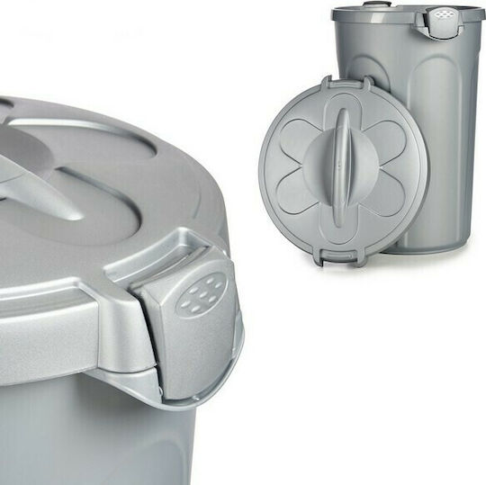 Stefanplast Abfalleimer Abfall Kunststoff Gray 46Es 1Stück