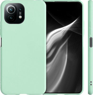 KWmobile Coperta din spate Silicon Mint Green Matte (Mi 11 Lite / 11 Lite 5G / 11 Lite 5G NE - Mi 11 Lite / 11 Lite 5G / 11 Lite 5G NE) 54726.50