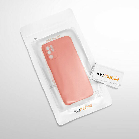 KWmobile Matte Back Cover Σιλικόνης Κοραλί (Redmi Note 10 5G / Poco M3 Pro)