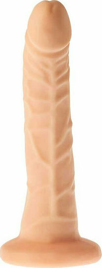 Dream Toys Mr Dixx Captain Cooper Glass Dildo with Balls and Suction Cup Flesh 21cm