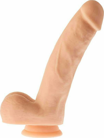 Dream Toys Mr Dixx Magic Milo Ρεαλιστικό Dildo με Όρχεις και Βεντούζα Flesh 21cm