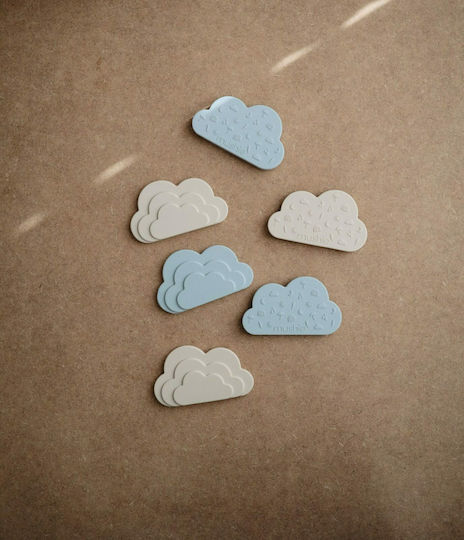 Mushie Cloud Μασητικό Οδοντοφυΐας από Σιλικόνη για 0 m+