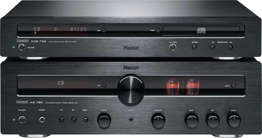 Magnat MR 780 Υβριδικός Ολοκληρωμένος Ενισχυτής Hi-Fi Stereo 100W/4Ω 149518 Μαύρος
