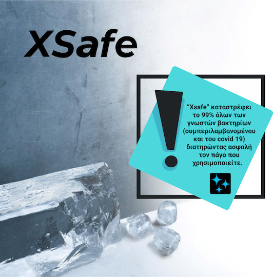 Simag SCE 40 Xsafe Παγομηχανή Ψεκασμού με Ημερήσια Παραγωγή 40kg & Χωρητικότητα 15kg