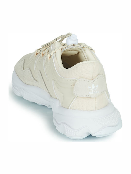Ozweego Plus Adidași Chunky Pentru Femei Wonder White / Core Black