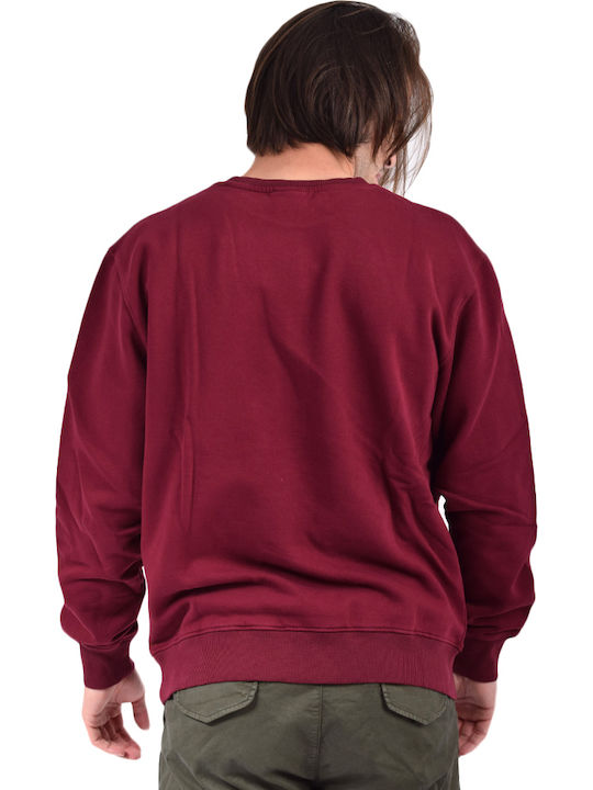 Franklin & Marshall Herren Sweatshirt Burgundisch