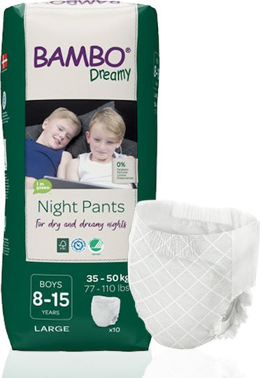Bambo Nature Πάνες Βρακάκι Dreamy για 35-50kg 10τμχ