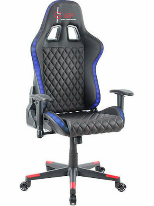 Lamtech LGP022179 Gaming Chair with Adjustable Armrests and RGB Lighting Black