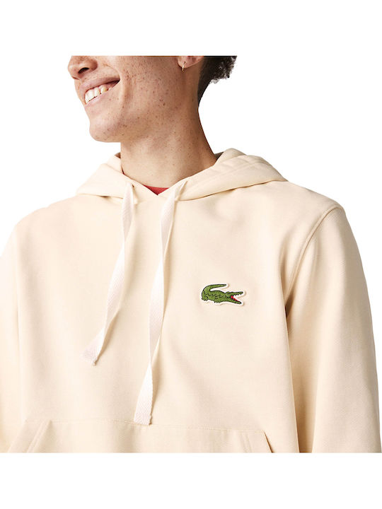 Φούτερ με Κουκούλα Μπεζ