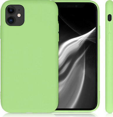 KWmobile Rubberized Umschlag Rückseite Silikon Tomatillo (iPhone 11) 50791.214