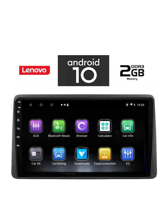 Lenovo Sistem Audio Auto pentru Nissan Juke 2021> (Bluetooth/USB/AUX/WiFi/GPS/Partitură) cu Ecran Tactil 10.1"