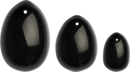 La Gemmes Obsidian Egg Set Κολπικές Μπάλες Μαύρες