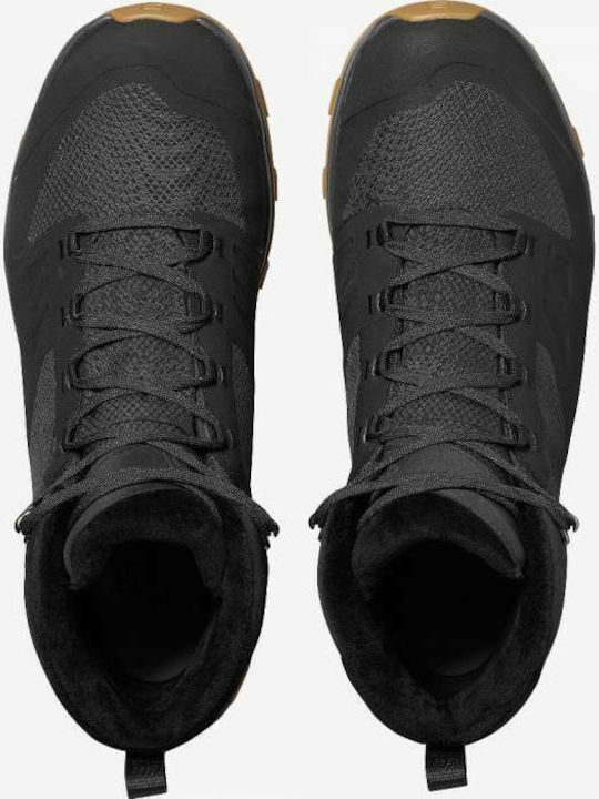 Salomon Outsnap CSWP Men's Hiking Boots Black / Ebony / Gum