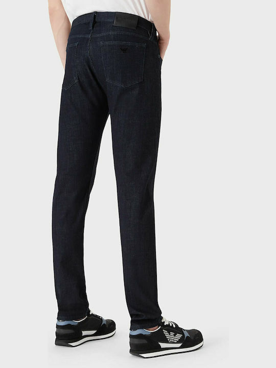 Emporio Armani Men's Denim Pants in Slim Fit Navy Blue