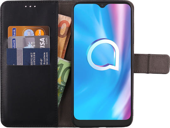 Volte-Tel Allure Magnet Book Δερματίνης Μαύρο (Alcatel 1SE 2020 5030D/5030F)