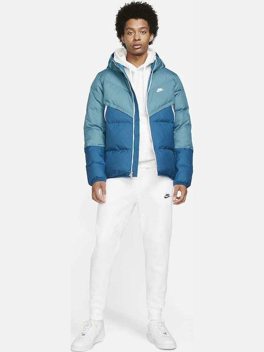 Jachetă de Iarnă Sport Wear Storm Fit Puffer Rift Albastru / Albastru Court