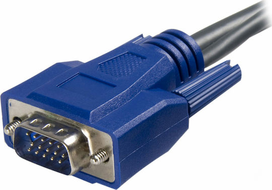 StarTech KVM Cable SVUSBVGA6 1.8m Ultra-Thin USB VGA 2-in-1