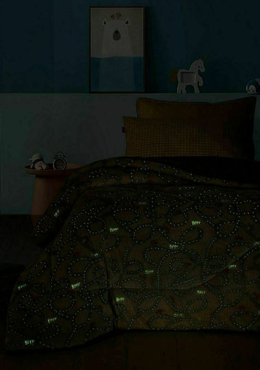 Palamaiki Kinderbettdecke Leuchtend Einzel Trip Gray 160x220cm