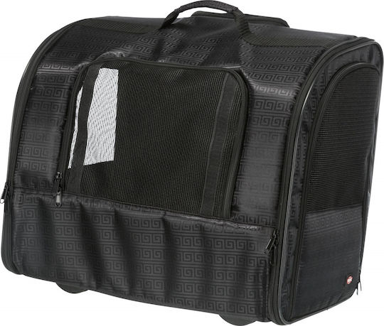 Trixie Elegance Dog/Cat Carrying Black Trolley for 10kg Pets L41xW31xH45cm