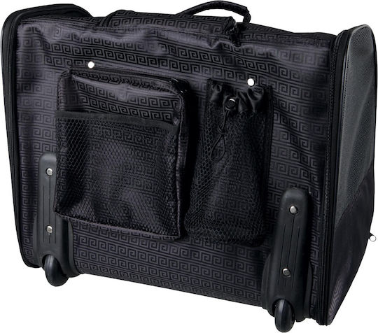 Trixie Elegance Dog/Cat Carrying Black Trolley for 10kg Pets L41xW31xH45cm