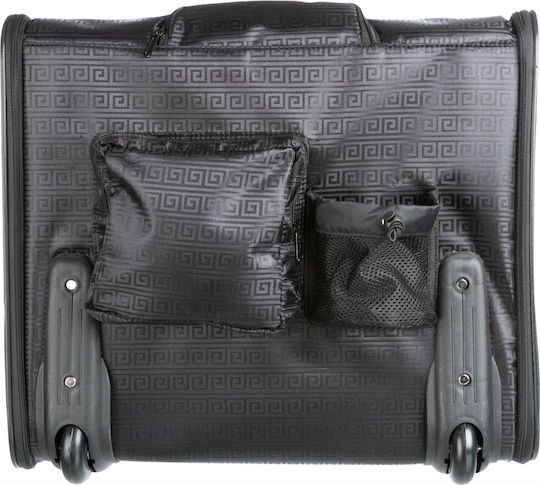 Trixie Elegance Dog/Cat Carrying Black Trolley for 10kg Pets L41xW31xH45cm