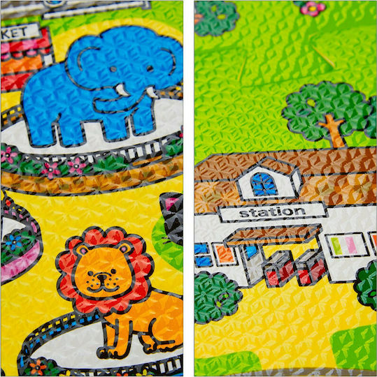 Relaxdays Puzzle De Podea Interactiv Cu Drumuri 9 Piese