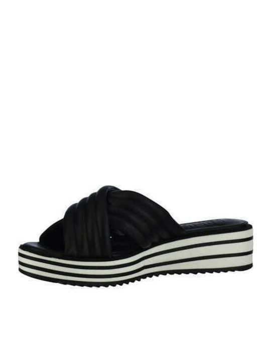 Zonita3 Women's Platform Wedge Sandals Black