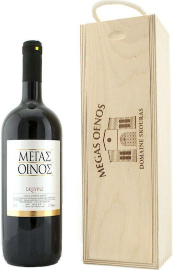 Skouras Wein Großer Wein Rot Trocken Nemea in Holzkiste 1500ml