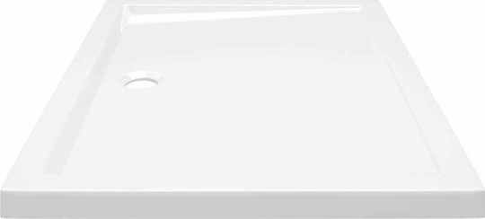 vidaXL Rectangular Acrylic Shower White 80x100x4cm