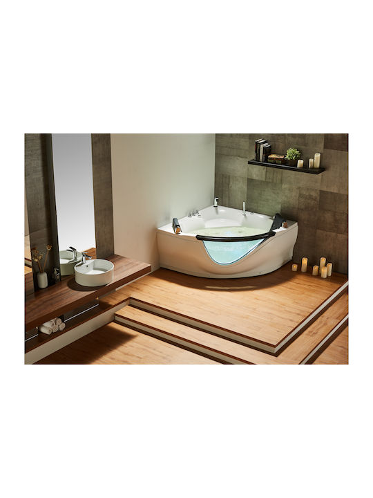 Vinci Phuket Μπανιέρα Ακρυλική με Υδρομασάζ 150x150x75cm