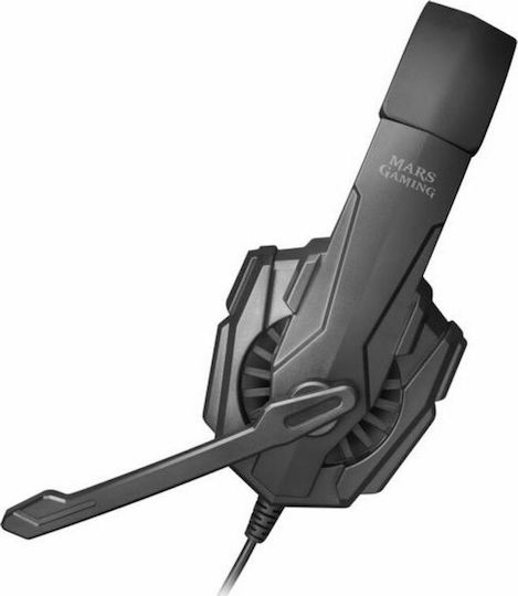 Mars Gaming MH020 Über Ohr Gaming-Headset mit Verbindung 3,5mm Schwarz