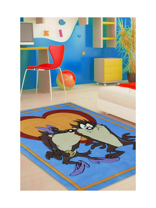 Sprintzio 1217 Kinder Teppich Blau 140x200cm Dicke 11mm