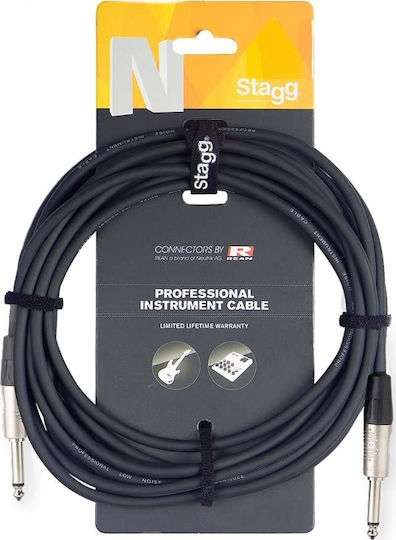 Stagg Instrument Cable 6.3mm male - 6.3mm male 6m (NGC6R)