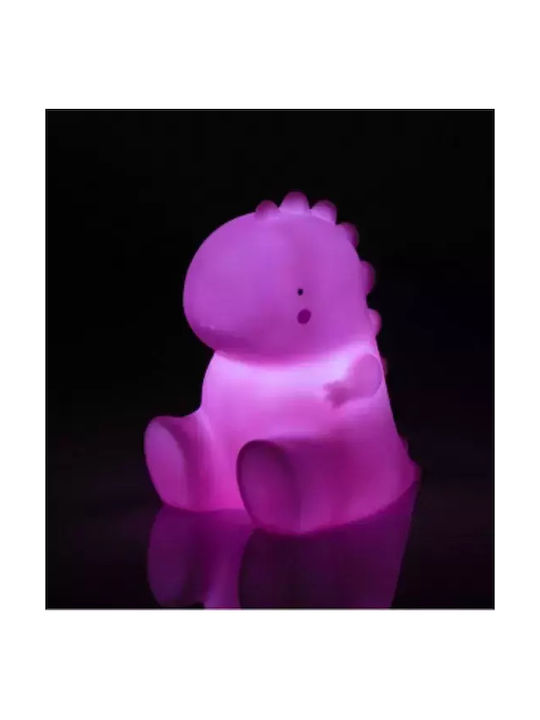 Interbaby LED Kinder Dekorative Lampe Dinosaurier Rosa