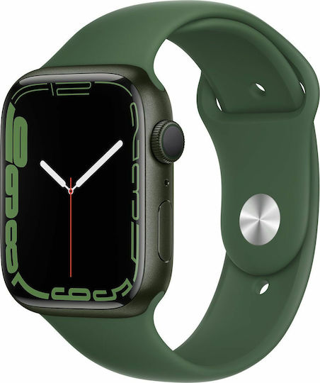 Apple Watch Series 7 Aluminium 41mm Waterproof with Heart Rate Monitor (Green)