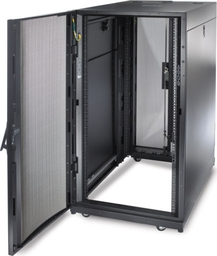 APC Netshelter SX С крака Рак кабинет 24U 60x107x135см Черен AR3104