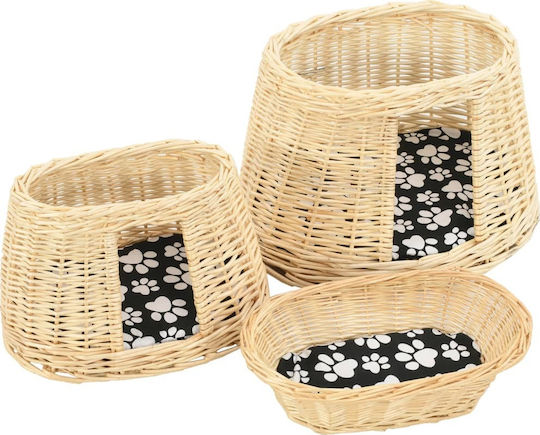 vidaXL Гнездо Котка Кафяв 47x34x60см