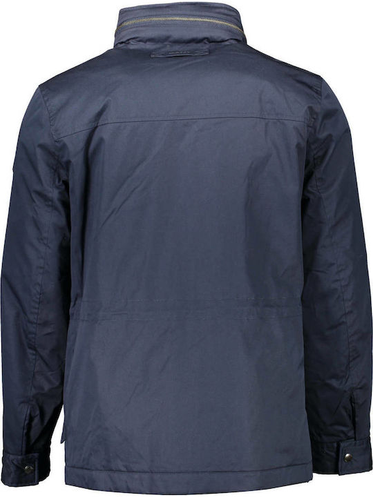 Gant Men's Winter Jacket Navy Blue