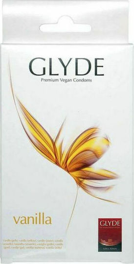 Glyde Premium Vegan Condoms Vanilla 10pcs